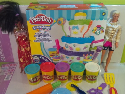 Play-Doh Sweet Shoppe Birthday Cake Mountain unboxing