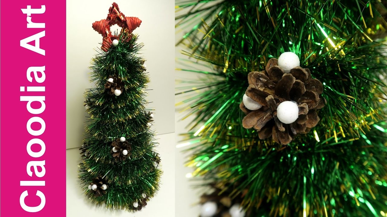 Choinka z łańcucha choinkowego (Christmas tree with a chain, DIY)