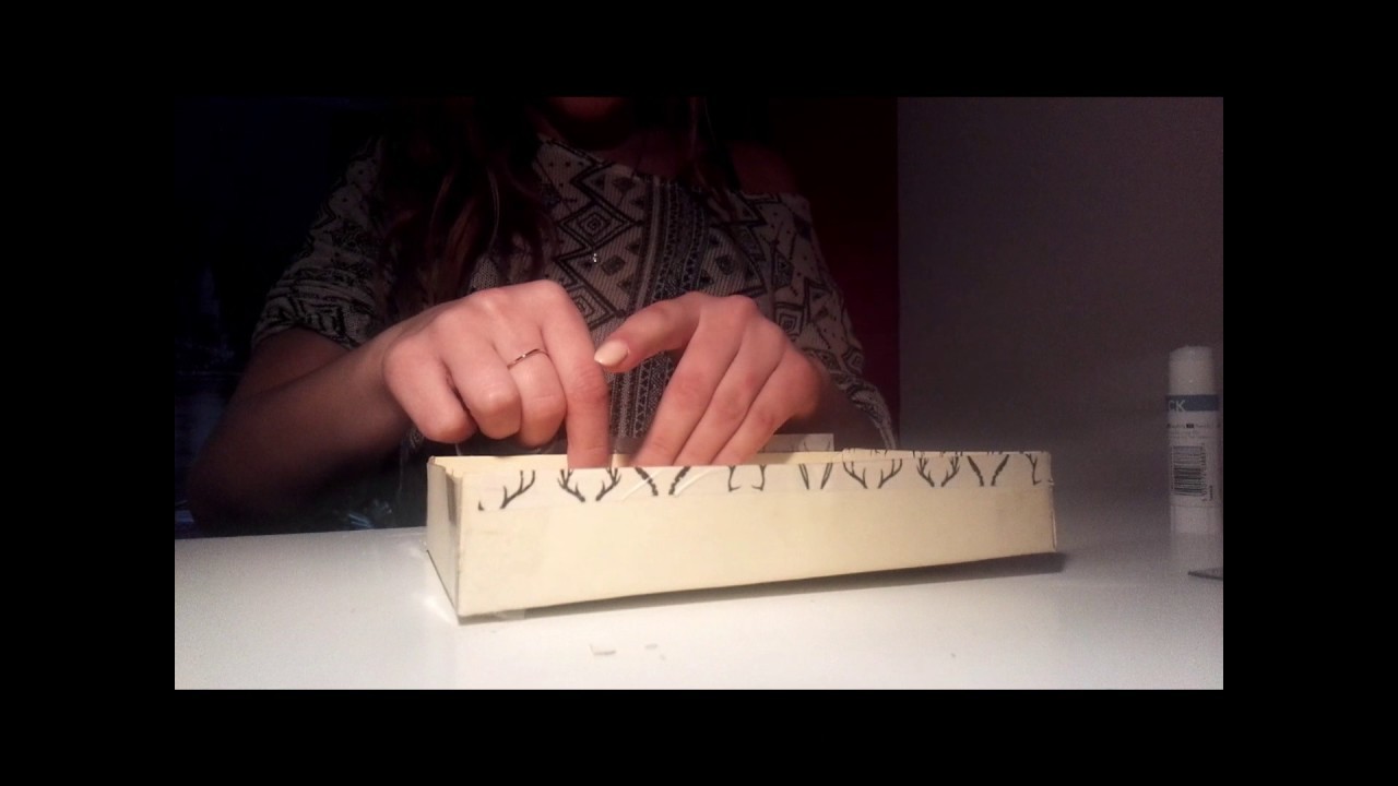 DIY - pudełko z kartonu