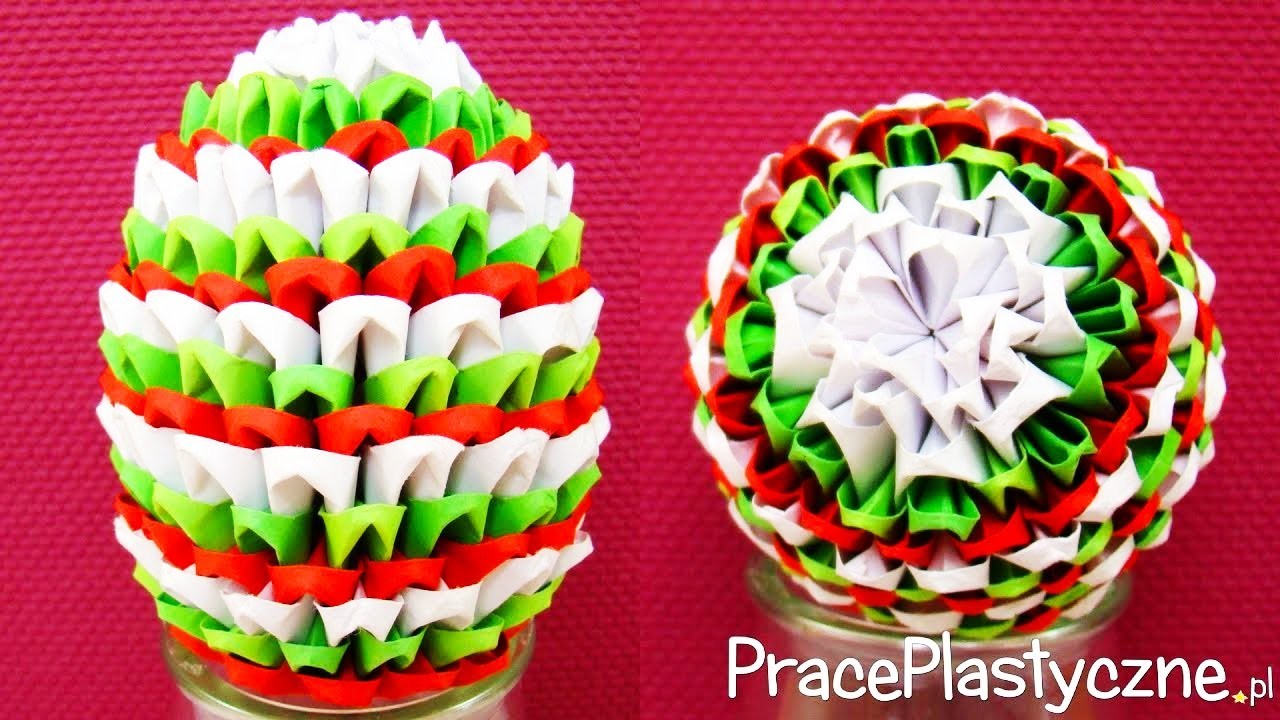 Jak zrobić jajko? | Origami modułowe | Jajko wielkanocne z papieru | Pisanka origami | Instrukcja