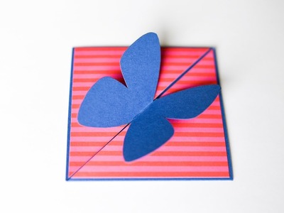 How to Make - Greeting Card Butterfly Birthday Mother's Day - Step by Step DIY | Kartka Motyl