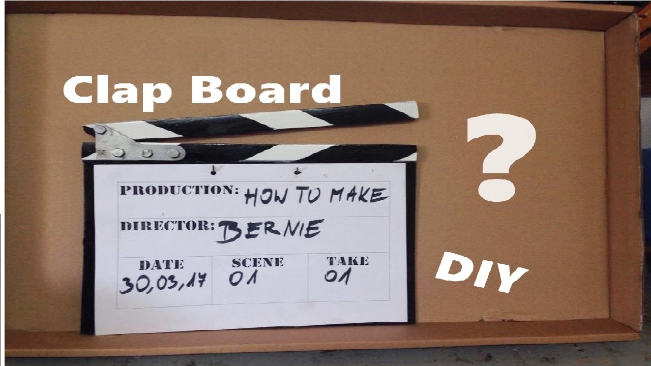 How To Make Clap Board? |DIY| Jak zrobić klaps filmowy?