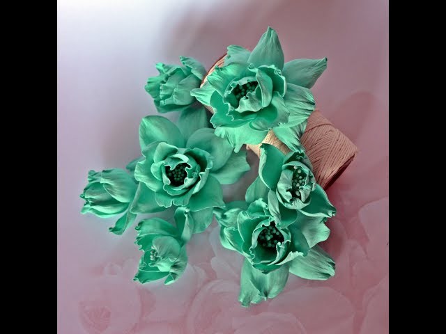 Kwiaty z foamiranu. Foamiran flowers  tutorial, scrapbooking - wykrojnik Craft Passion