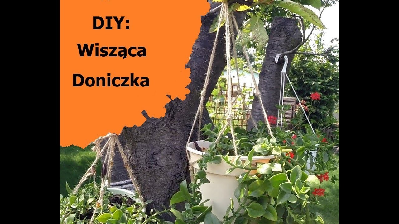 DIY: Jak prosto zrobić wiszącą doniczkę do ogrodu lub na balkon