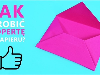 Jak zrobić kopertę z papieru - Papierowa koperta | DIY???? How to make envelope