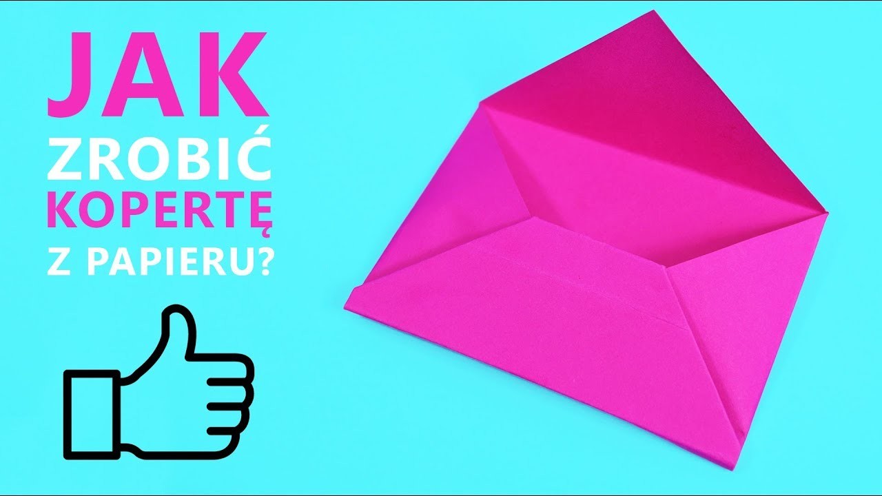 Jak zrobić kopertę z papieru - Papierowa koperta | DIY???? How to make envelope
