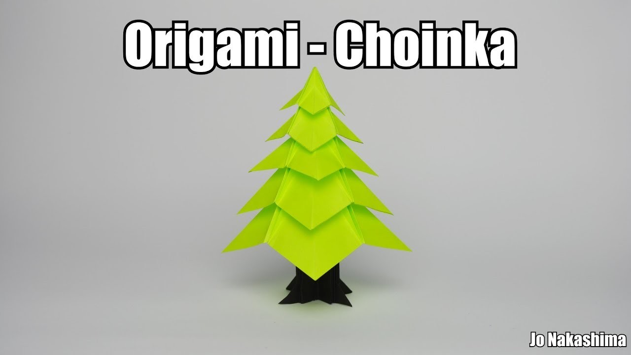 Origami - Choinka 2