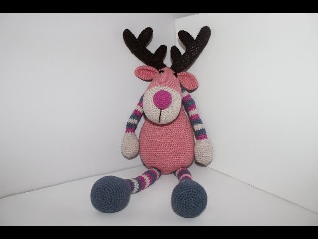 Renifer na szydełku - część 1 TUŁÓW. reindeer on crochet -  part 1 TORSO