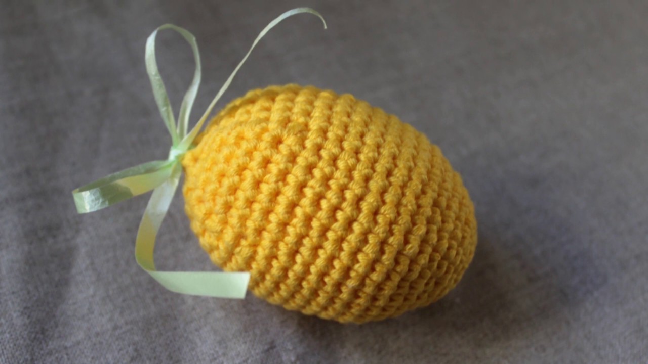 Jajko wielkanocne na szydełku 8 cm. Easter egg crochet 8 cm