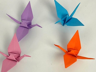 DIY Origami Kranich Paper Craft | Creative Paper Kranich