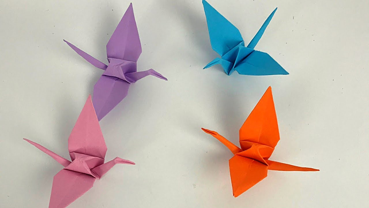 DIY Origami Kranich Paper Craft | Creative Paper Kranich