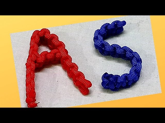 English alphabet बनाइये waste macrame से|best out of waste|macrame keychain