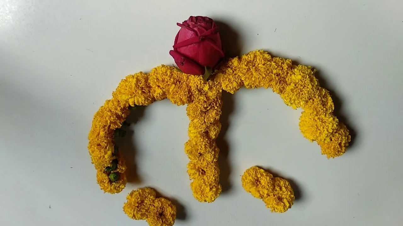 Flower Jewellery Making At Home.Haldi Jewelry.Marigold flower.গাঁদা ফুল দিয়ে গহনা তৈরি সহজ পদ্ধতি