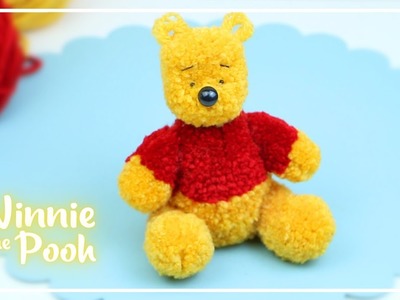 Пушистый Винни Пух из ниток Своими руками - Winnie the Pooh of Yarn Tutorial - DIY NataliDoma