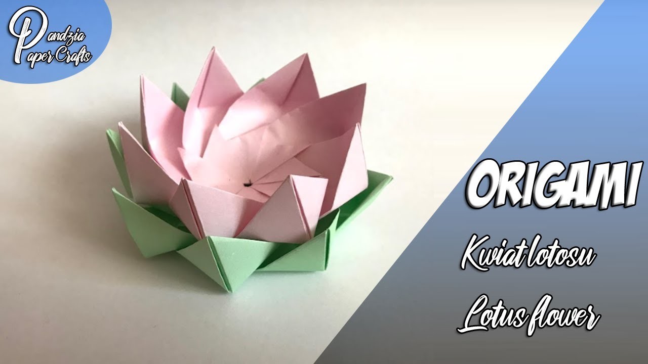 Origami: Kwiat lotosu