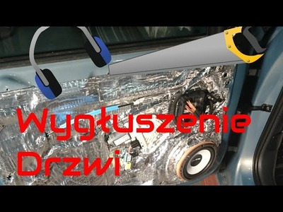 Audi A4.A5.Q5 B8 - Wygłuszenie Drzwi.Soundproofing the door DIY