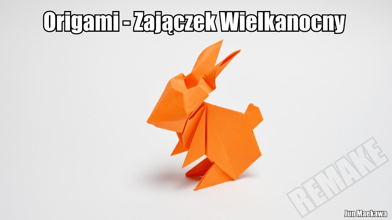 Origami - Zajączek Wielkanocny (REMAKE)