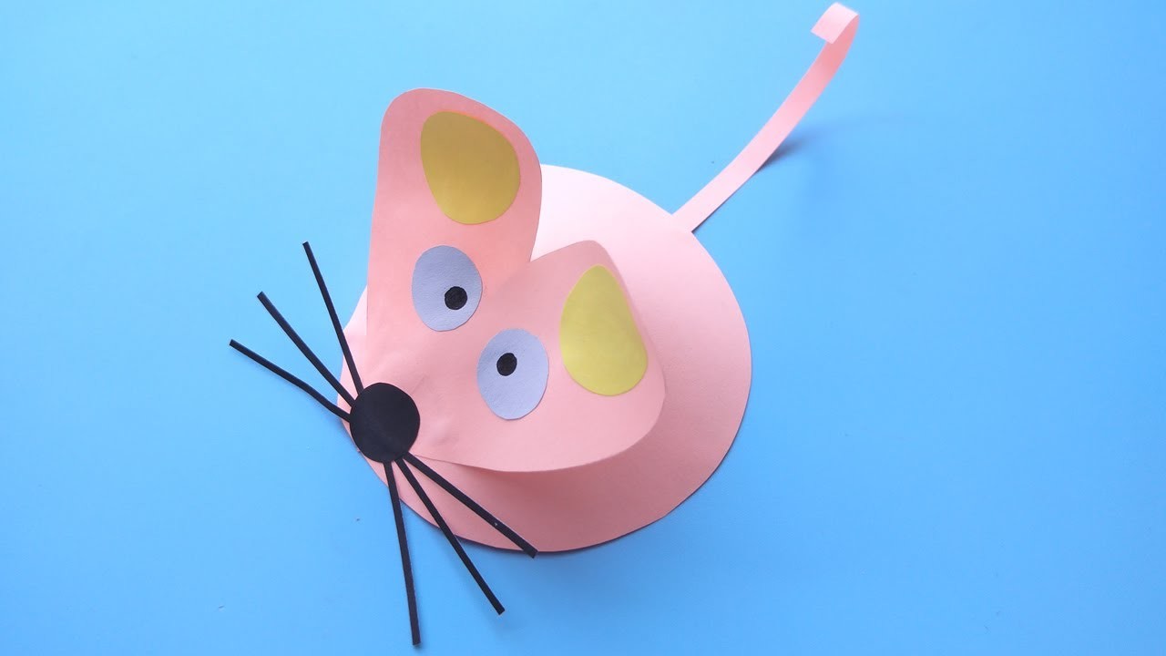 DIY paper MOUSE.纸老鼠教程