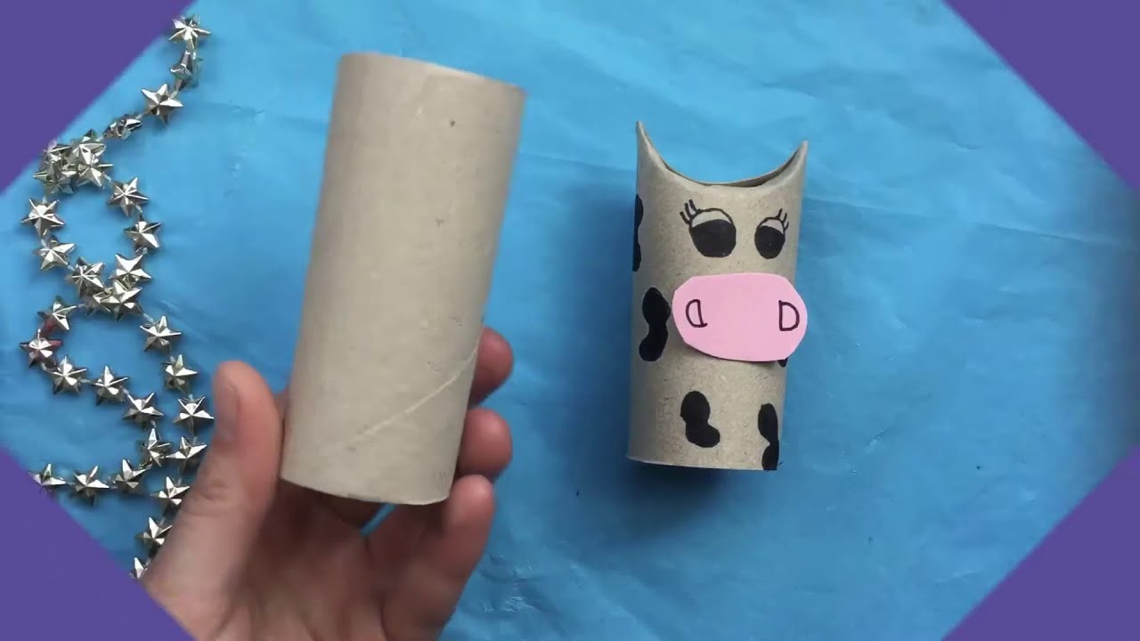 ★ DIY: rolki po papierze toaletowym  ★ Co można zrobić z papieru ★ rzeczy z papieru