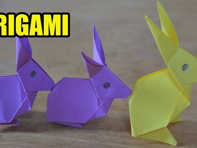 How to make super cute paper origami rabbit | วิธีทำกระดาษพับกระต่าย