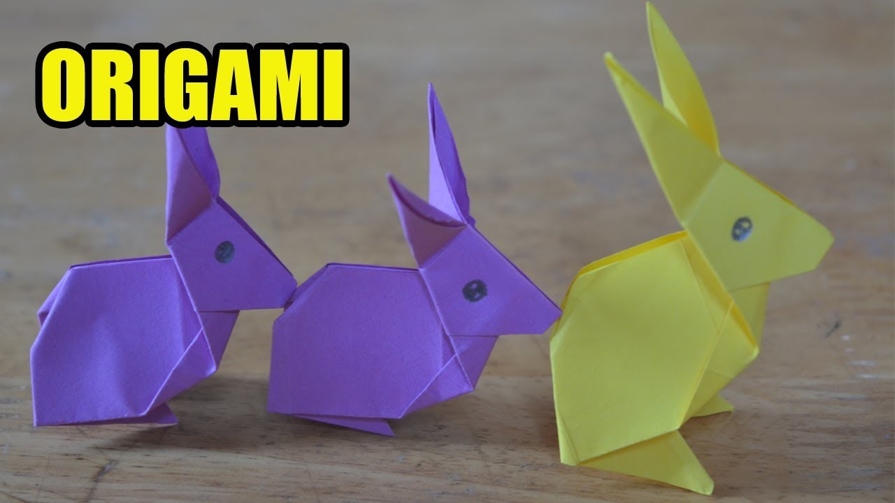 How to make super cute paper origami rabbit | วิธีทำกระดาษพับกระต่าย