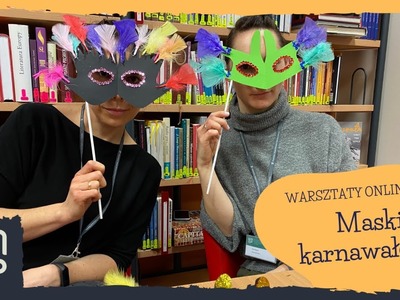 Maski karnawałowe - warsztaty dla dzieci w Bibliotece Gdańsk