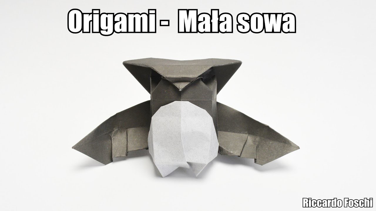 Origami - Mała sowa