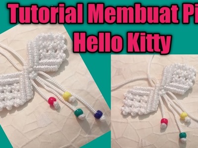 DIY Cara Membuat  Pita Hello kitty dari tali kur