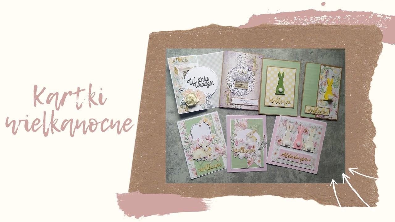 Kartki wielkanocne || Easter handmade cards