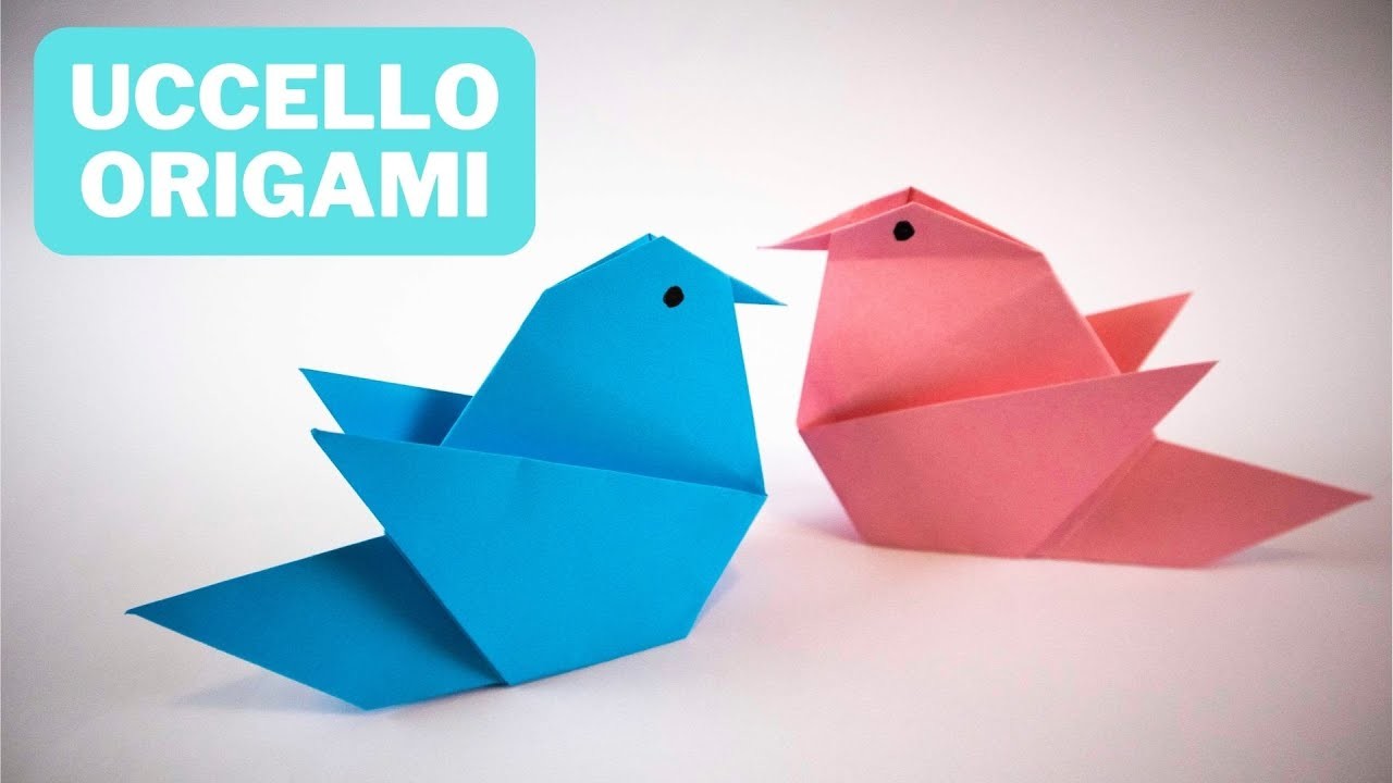 Uccello di Carta | Come fare un uccello origami (facile)