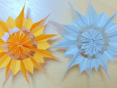 3D paper snowflakes ❄️
