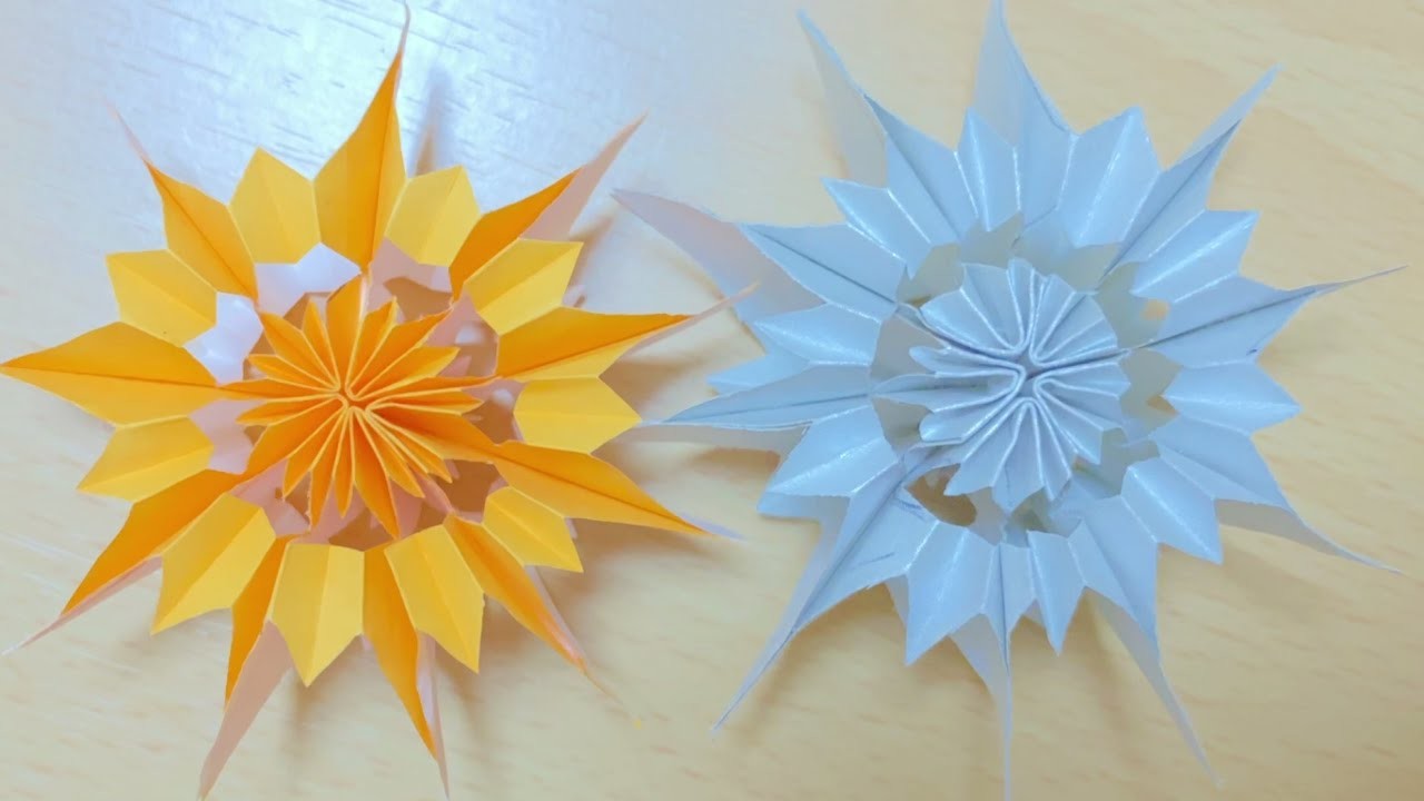 3D paper snowflakes ❄️