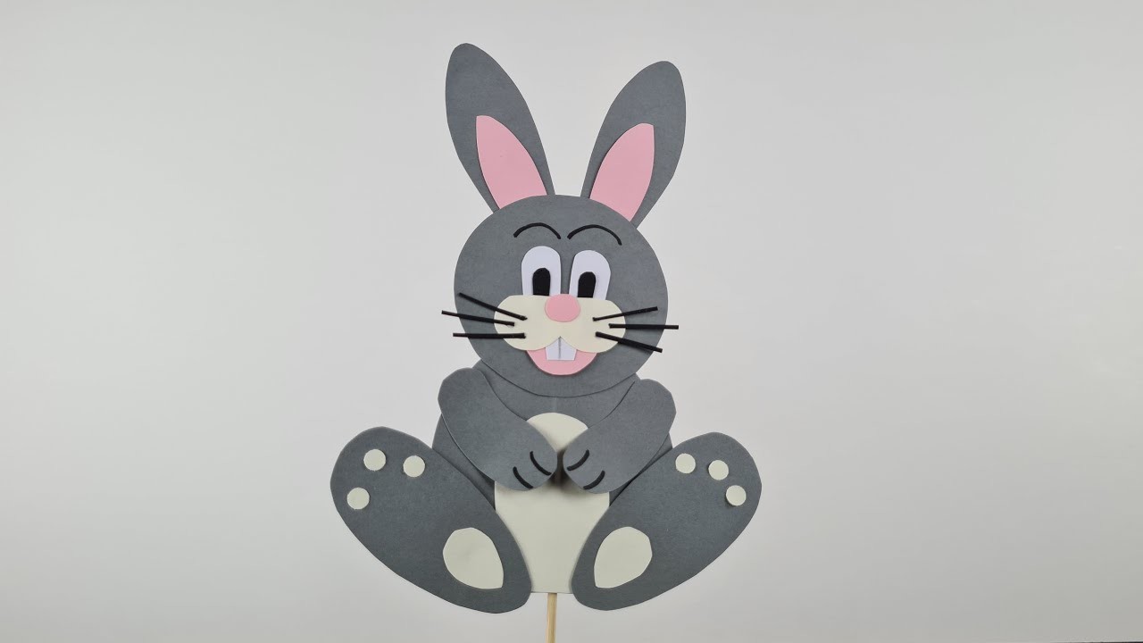 Jak zrobić królika z papieru, How To Make Paper Rabbit I królik wielkanocny | DIY