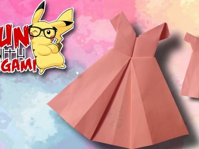 #origami frock | very easy | origami   | easy origami | origami easy | paper origmai. paper craft