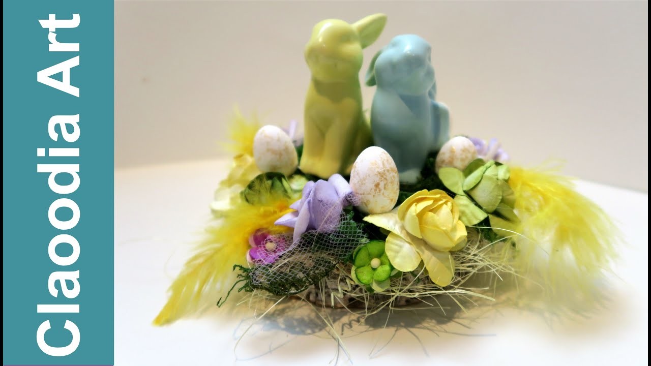 Szybki stroik wielkanocny (DIY Easy Easter decoration )