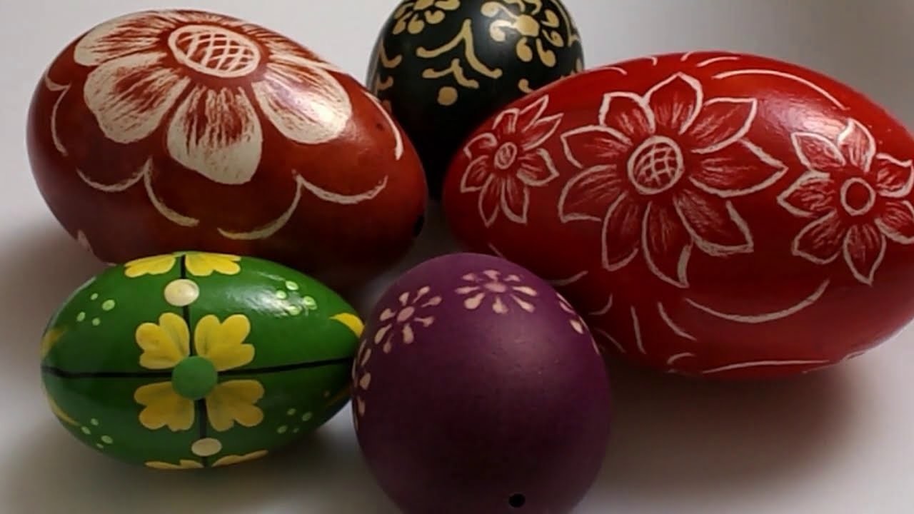 Jak zrobić pisankę malowaną woskiem - Tradycyjna pisanka wielkanocna - Metoda batikowa - Wielkanoc