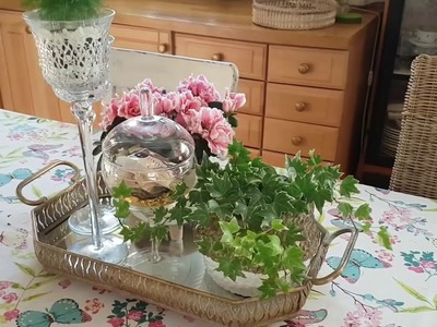 Wiosenne dekoracje na stole