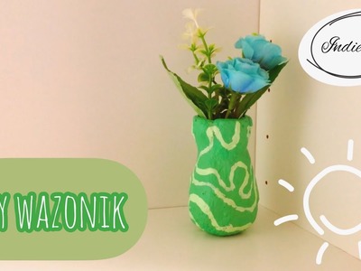 Diy wazonik + przepis na domową masę papierową | Aesthethic DIY