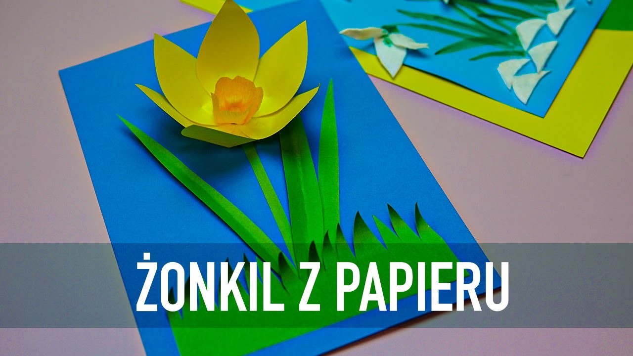 ŻONKIL Z PAPIERU 3D