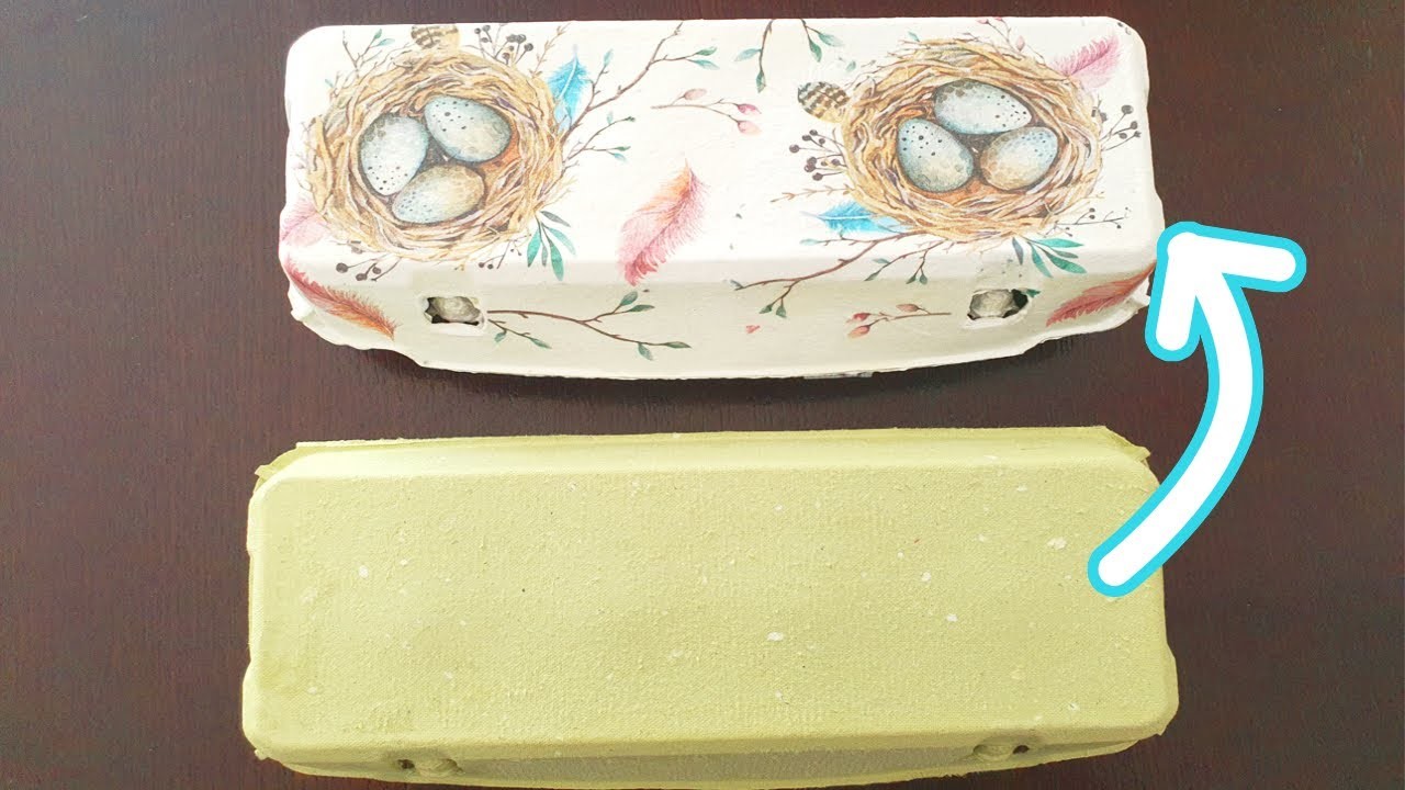 Easter vlog #2 Jak ozdobić pudełko na jajka? | Easter vlog #2 How to decorate an egg box?