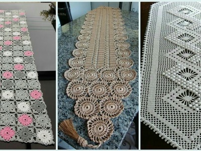 Latest & Stylish Crochet boho Table runner. mat for decoration