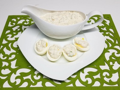 SOS TATARSKI - jeden z lepszych sosów na zimno do jajek, szynki, kanapek czy też ryby | PALCE LIZAĆ