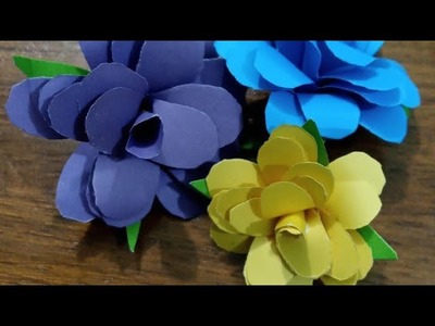 DIY paper mini flower।।কাগজের ফুল।।