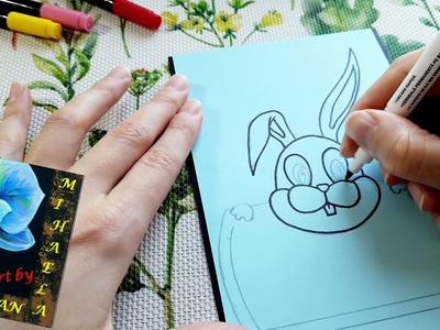How to Draw Easter BUNNY Easy ???? Cum se desenează iepurele de Paște ???? Drawing Tutorial for beginners