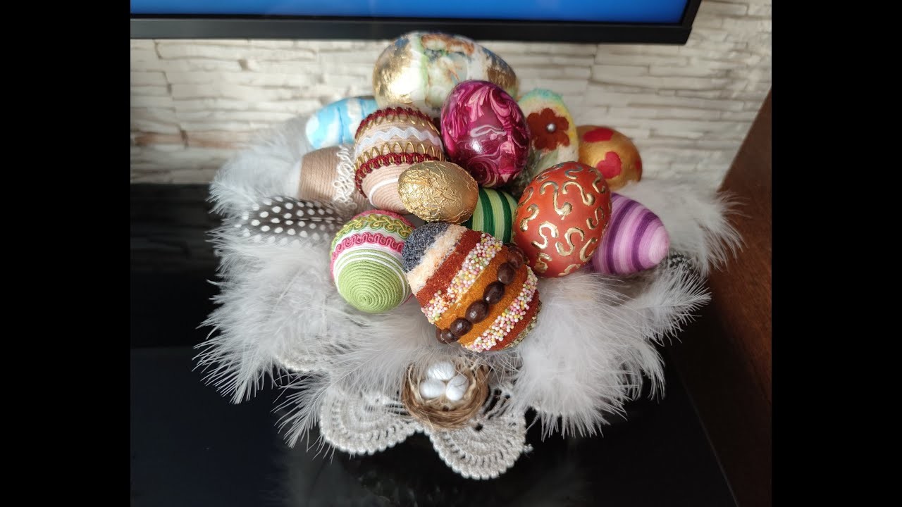 Pisanki - 12 sposobów. Wielkanoc.  12 ways of preparing Easter eggs.