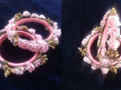 DIY paper flower bangles. desiner bangles