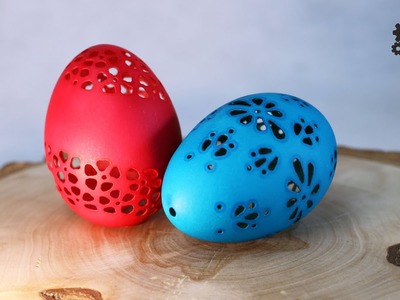 Openwork Easter Eggs – DIY. Jak zrobić ażurowe pisanki. Think Tree