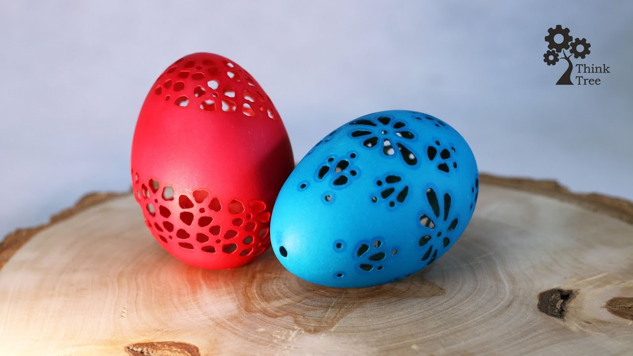 Openwork Easter Eggs – DIY. Jak zrobić ażurowe pisanki. Think Tree