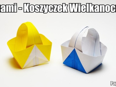 Origami - Koszyczek Wielkanocny 2