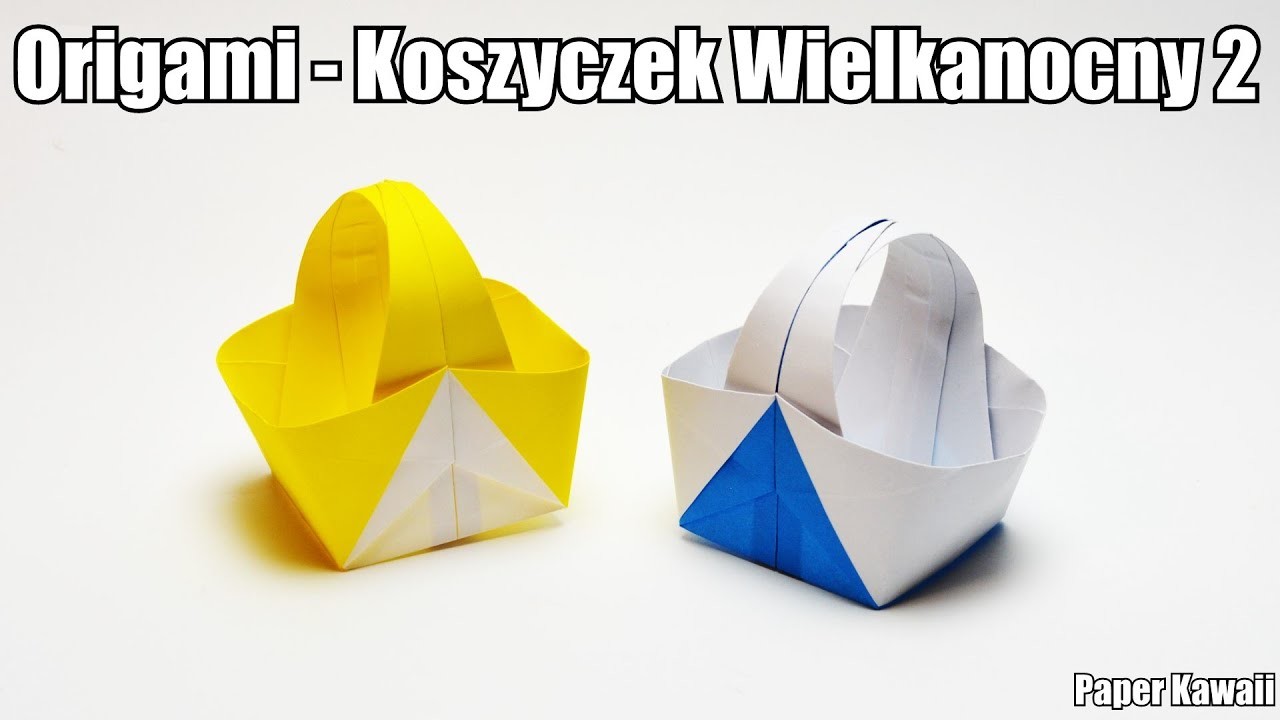 Origami - Koszyczek Wielkanocny 2